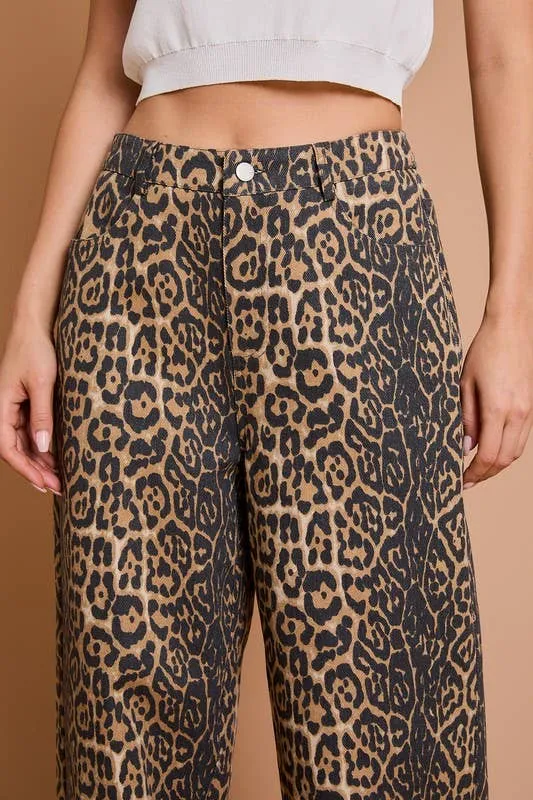 Farrah Leopard Pants