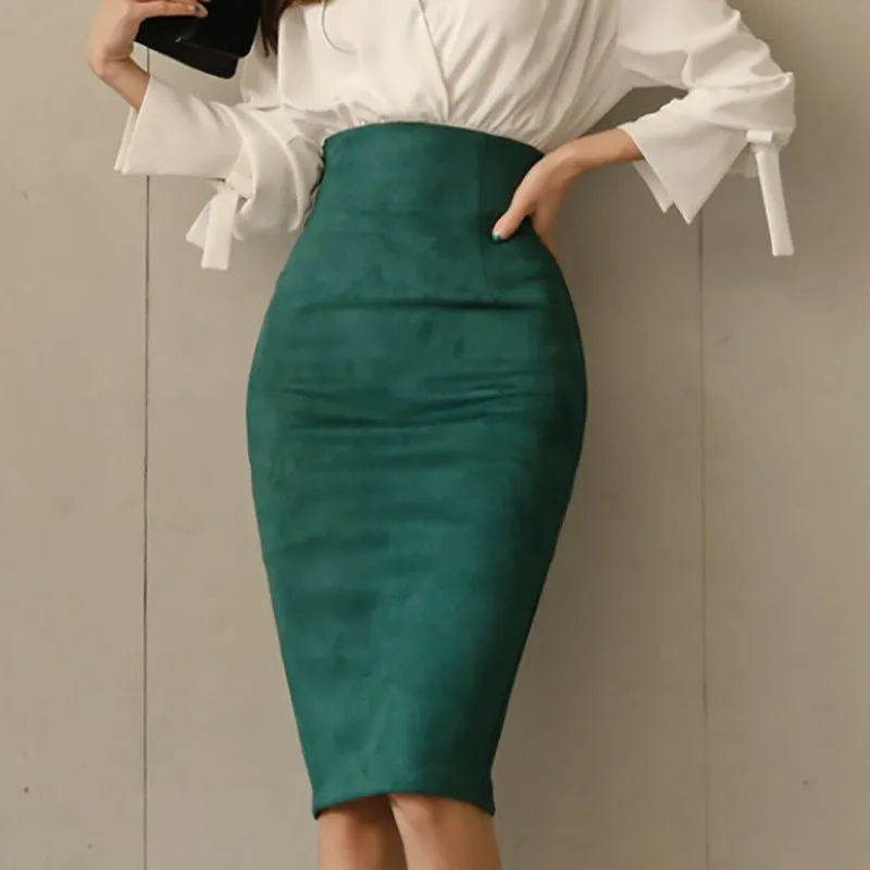 Fashion Pencil  high Waist   Skirts