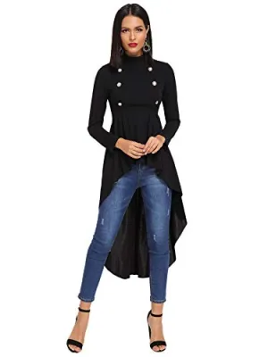 Floerns Women's Asymmetrical Blouse