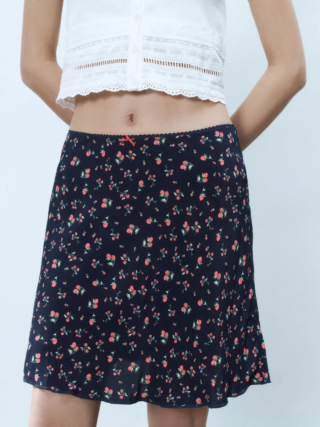 Floral A-Line Skirts