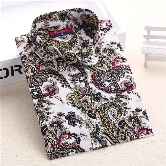 Floral Shirts Women Blouses Blouse Cotton Long Sleeve Shirt Women Tops And Blouses Fashion 5XL