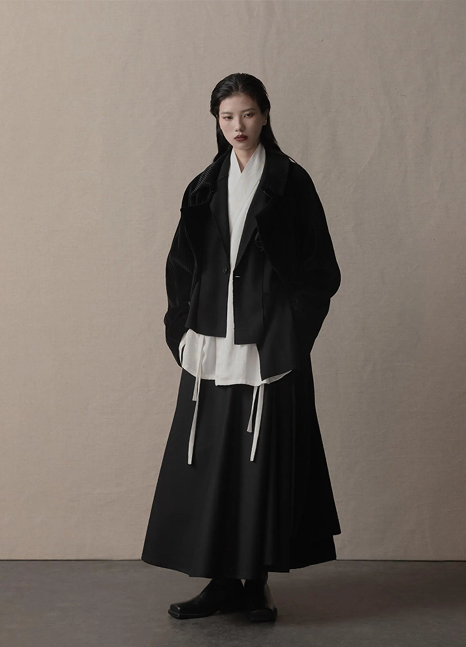 Flowy Pleated A-Line Skirt