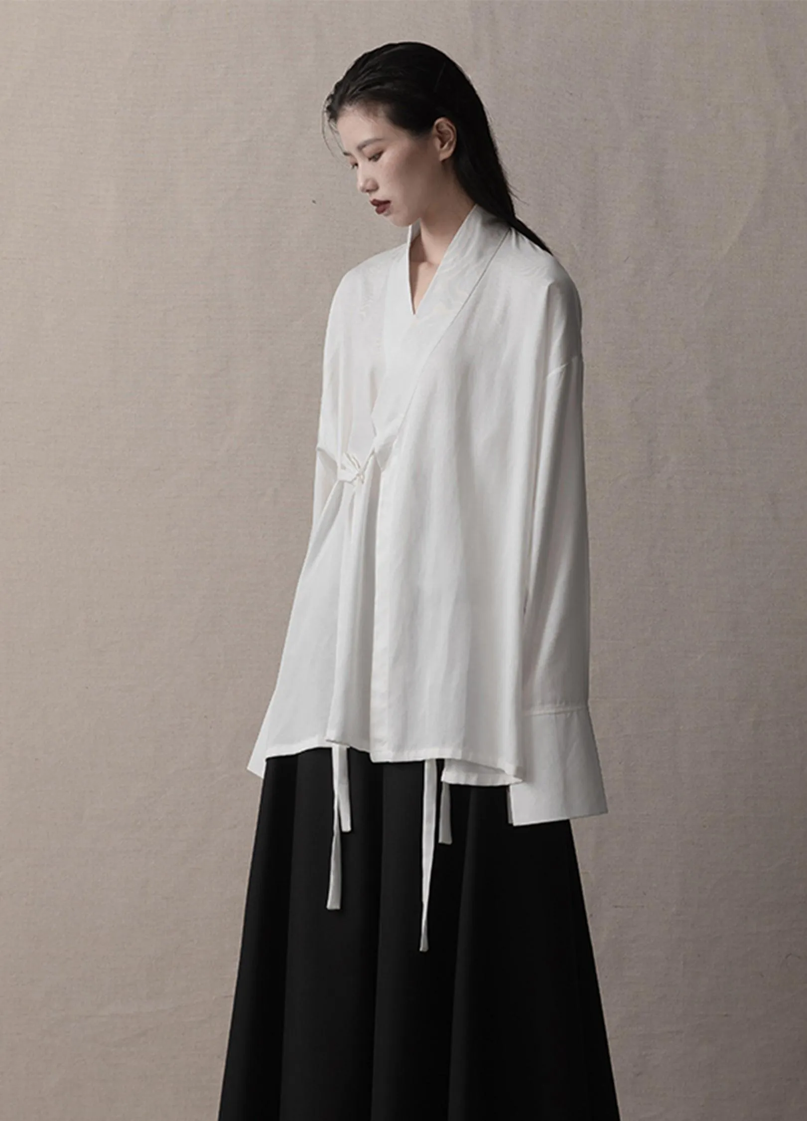 Flowy Pleated A-Line Skirt