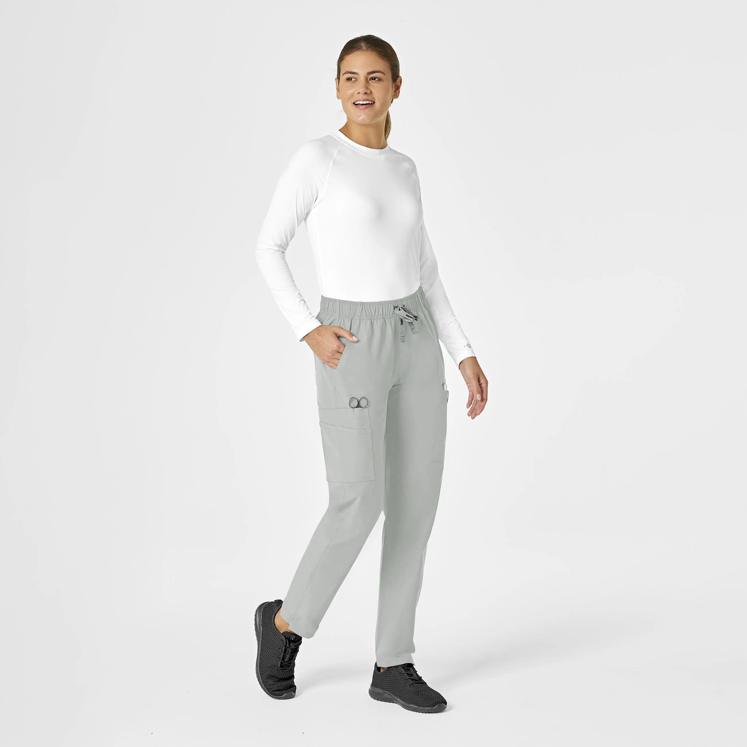 Force Essentials C51213 Straight Leg Scrub Pants Grey