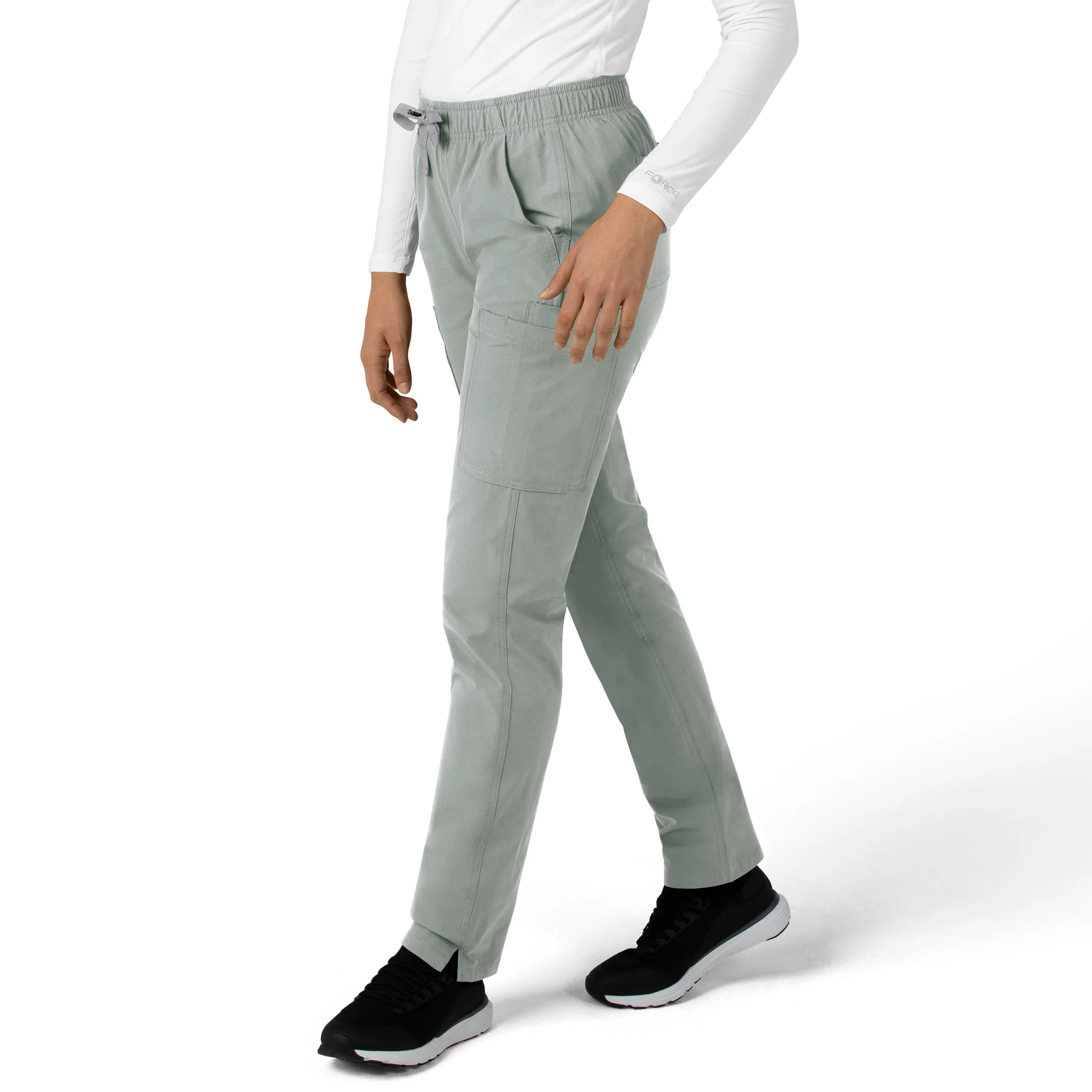 Force Essentials C51213 Straight Leg Scrub Pants Grey