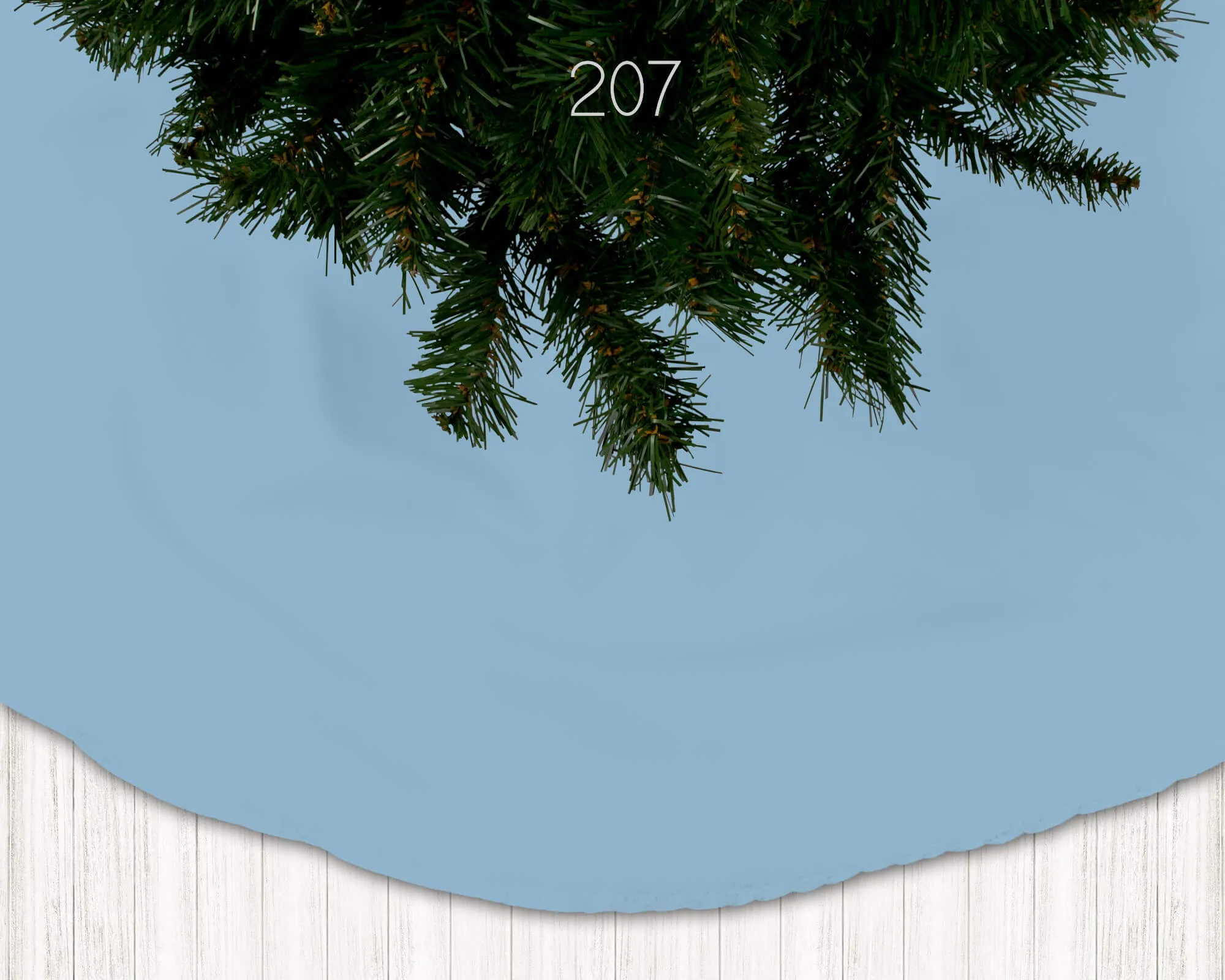 Glacier, Lake, Admiral, American, Navy Blue Holiday Christmas Tree Skirts