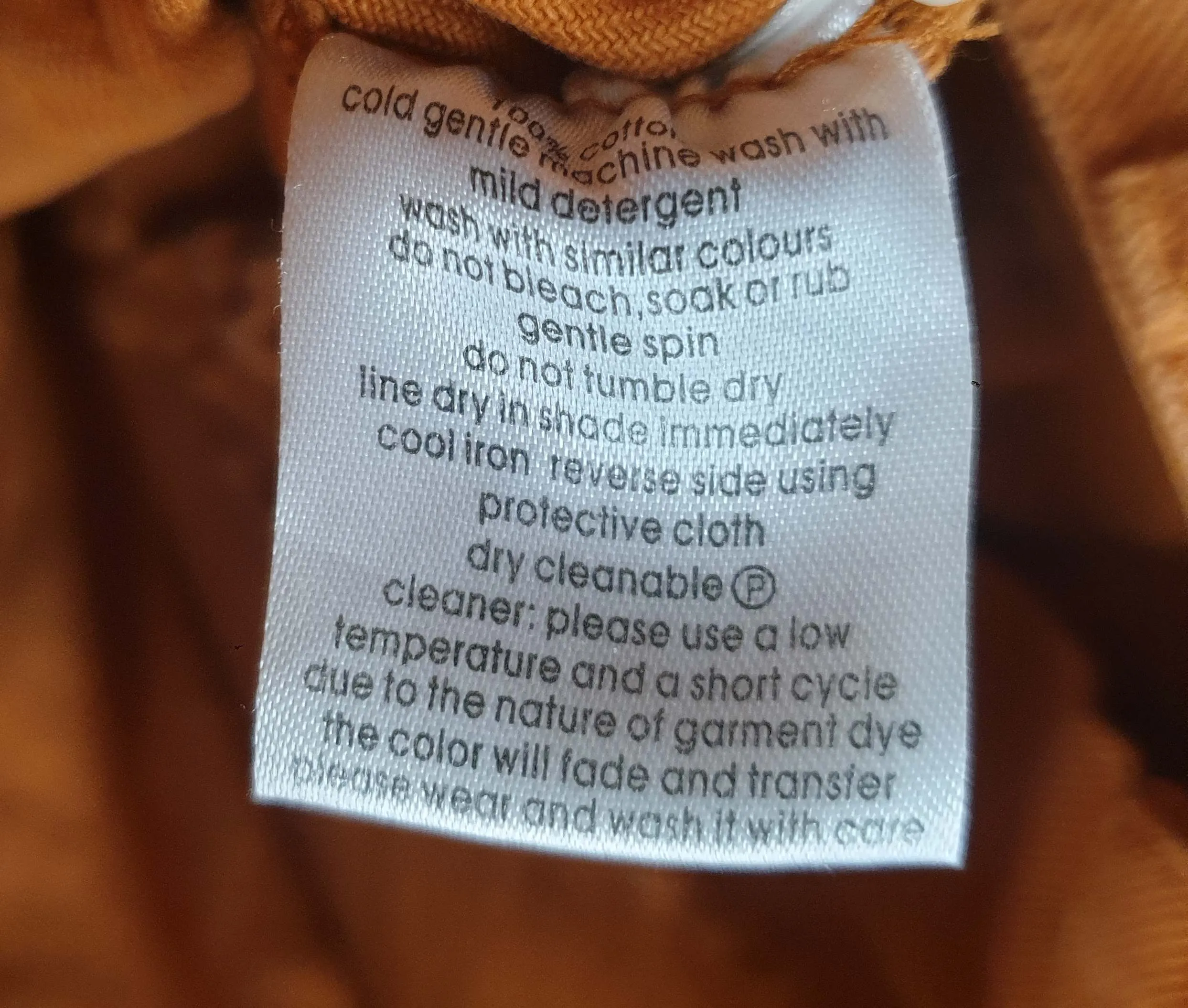 Gorman orange straight leg jeans size 14, best fits size 12-14