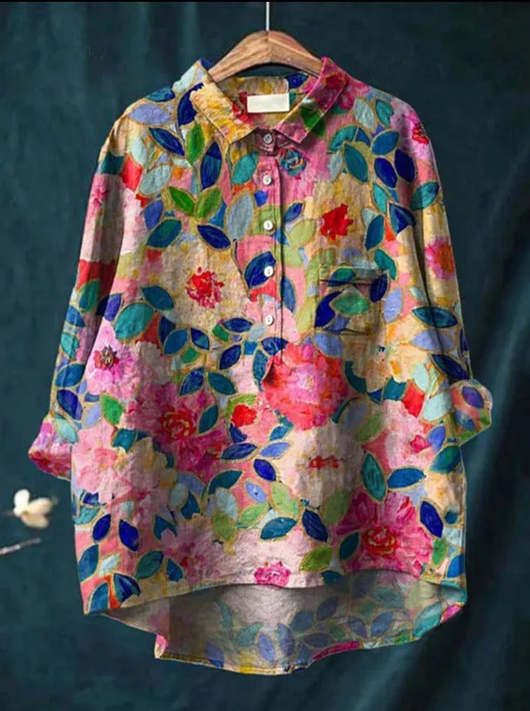 Grace - Floral Blouse