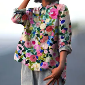 Grace - Floral Blouse
