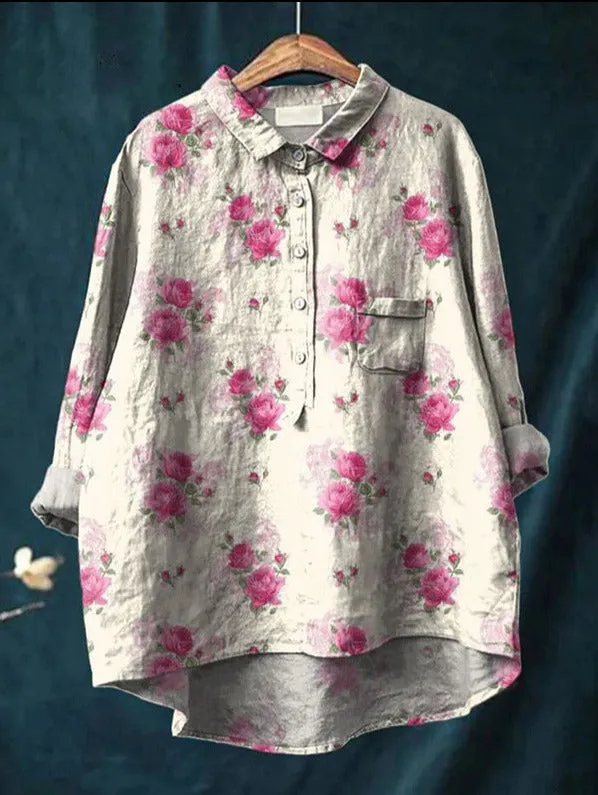 Grace - Floral Blouse