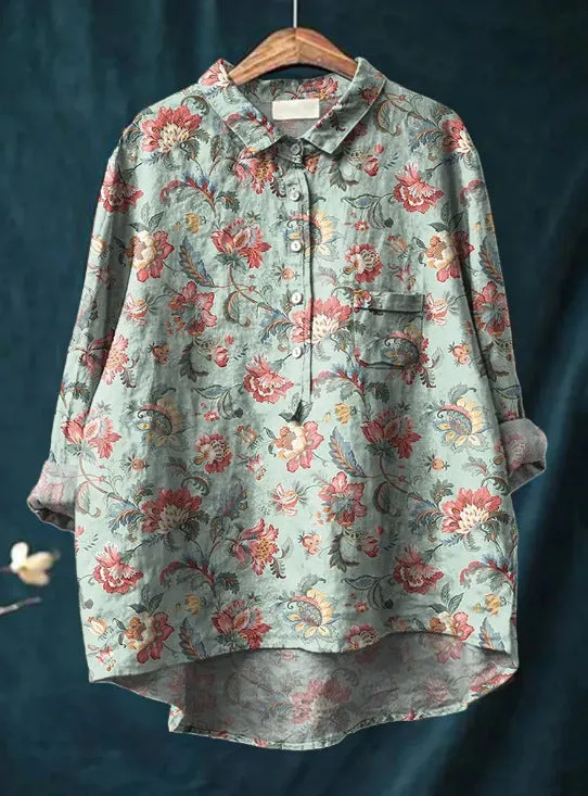 Grace - Floral Blouse