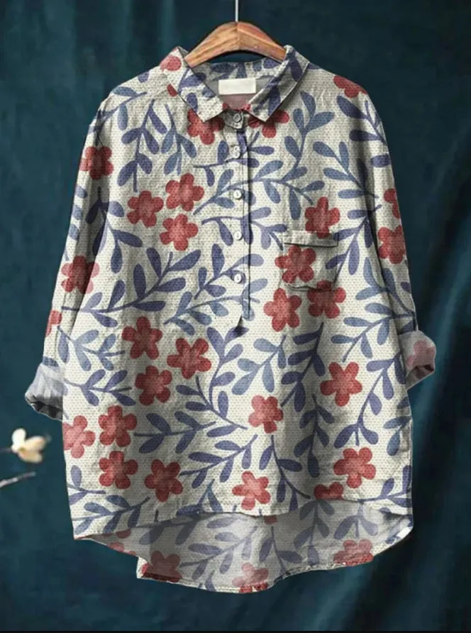 Grace - Floral Blouse
