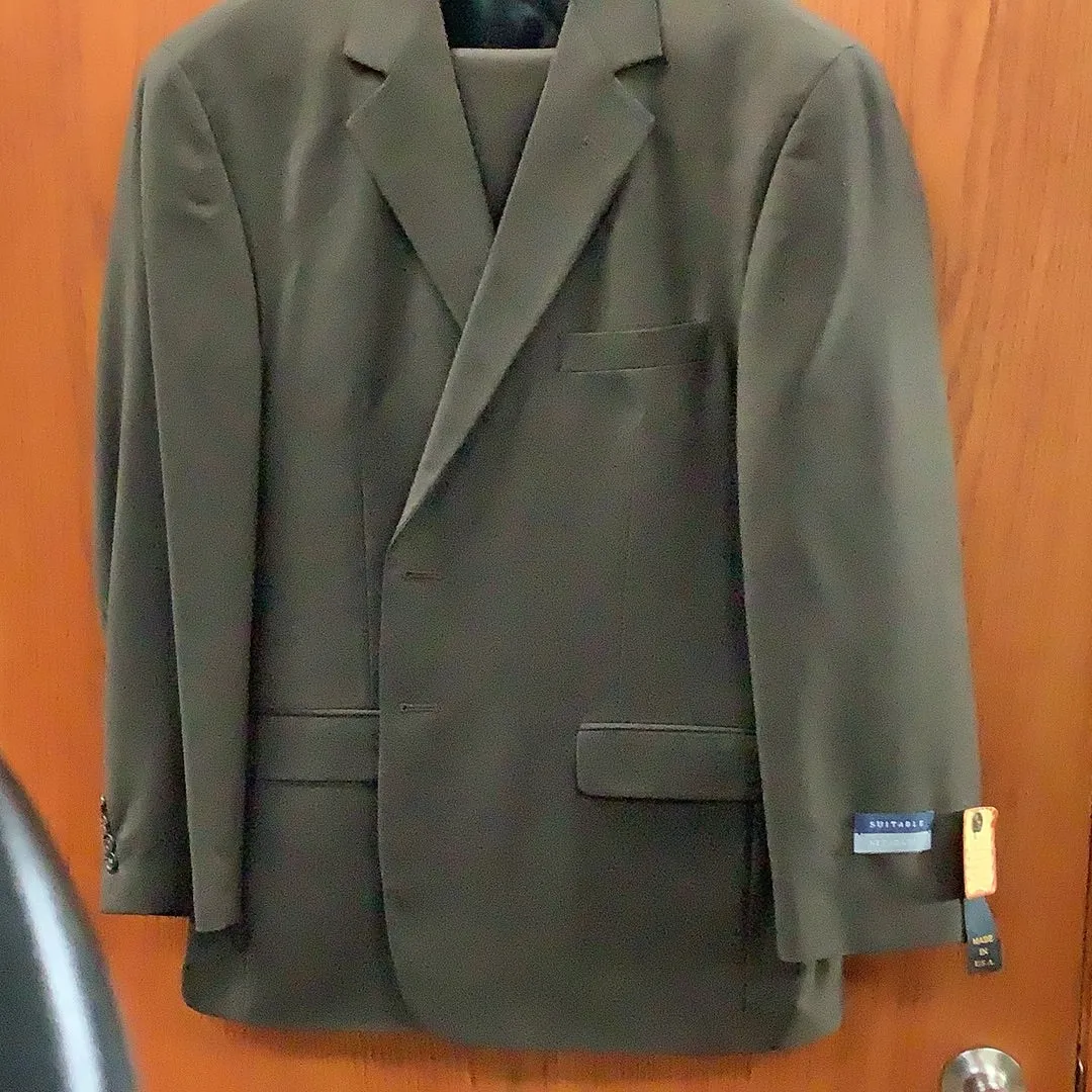 Hardwick Brown Reg Fit Suit