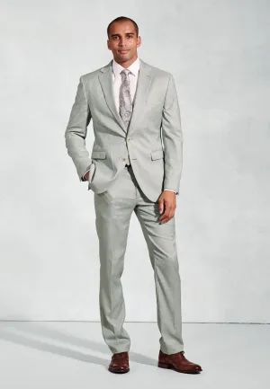 Hardy Tailored Fit Texture Suit Jacket - Green