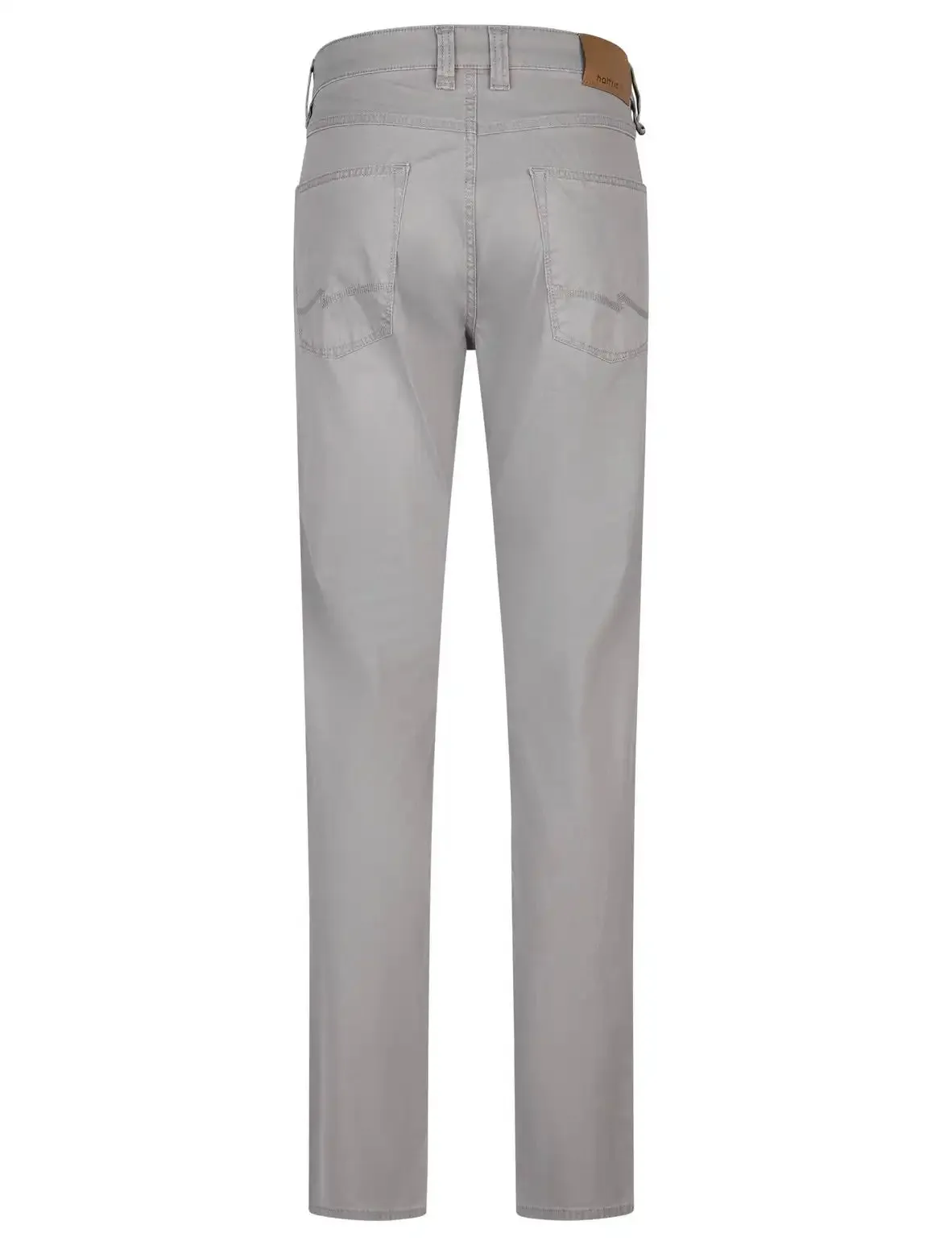 Hattric Mens Harris Slim 5 Pocket Trousers Grey