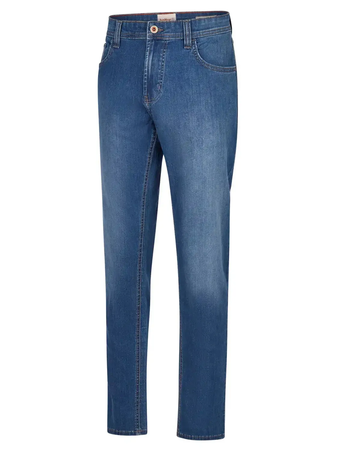 Hattric Mens Harris Slim Stretch Jeans Light Blue