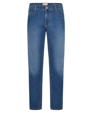 Hattric Mens Harris Slim Stretch Jeans Light Blue