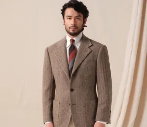 Herringbone Tweed Blazer