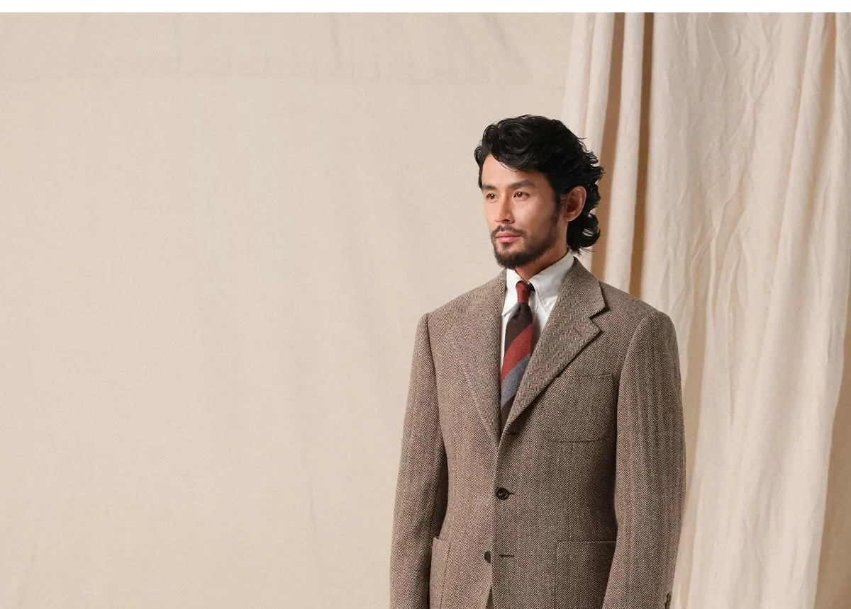 Herringbone Tweed Blazer