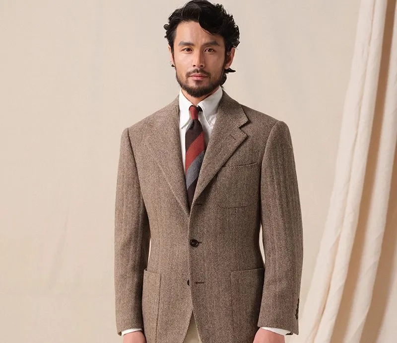 Herringbone Tweed Blazer