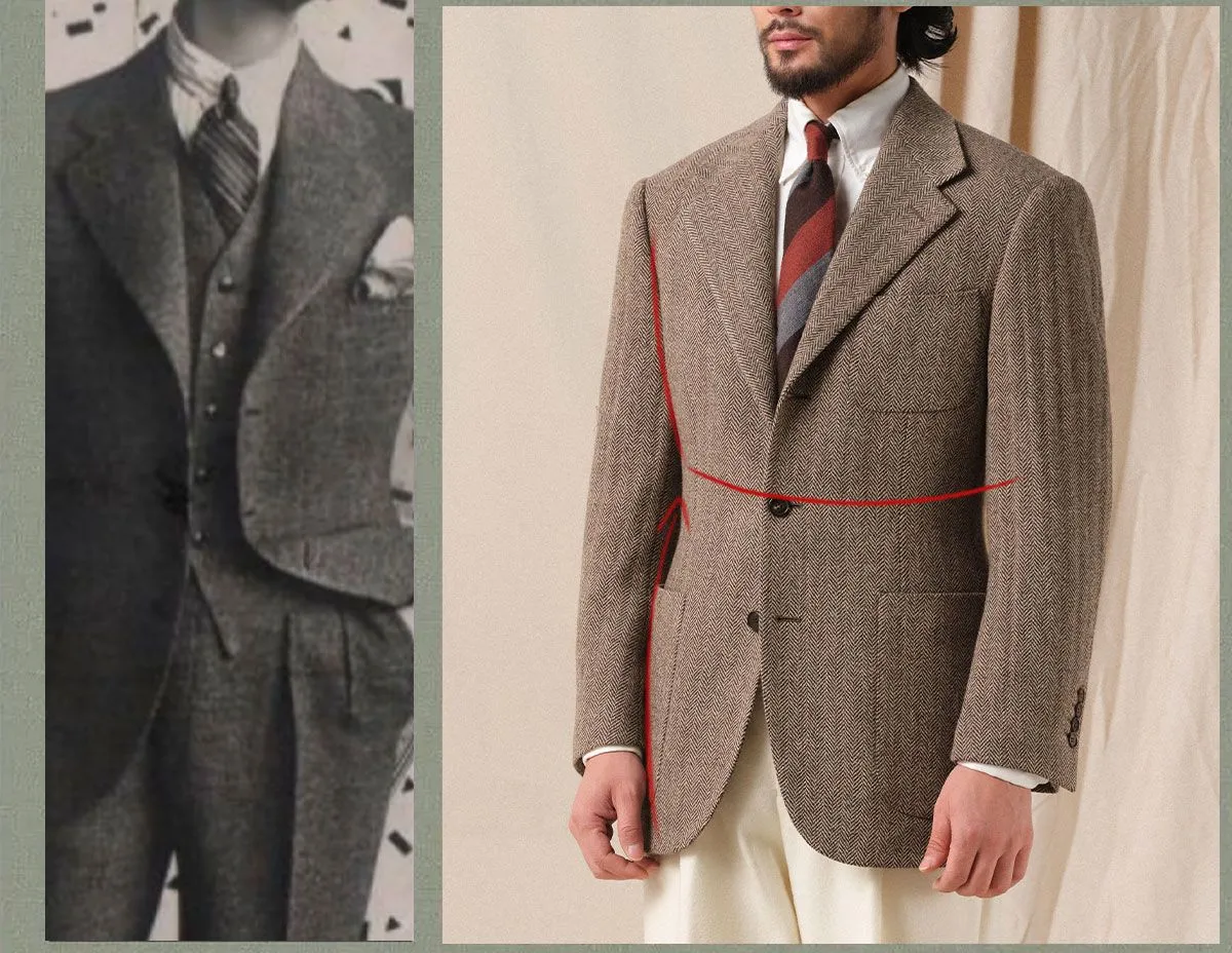 Herringbone Tweed Blazer