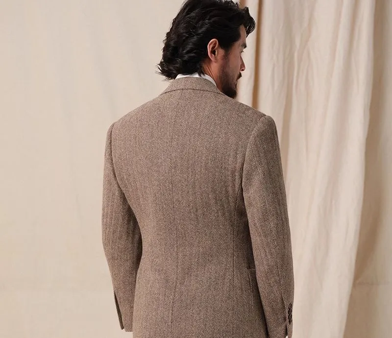 Herringbone Tweed Blazer