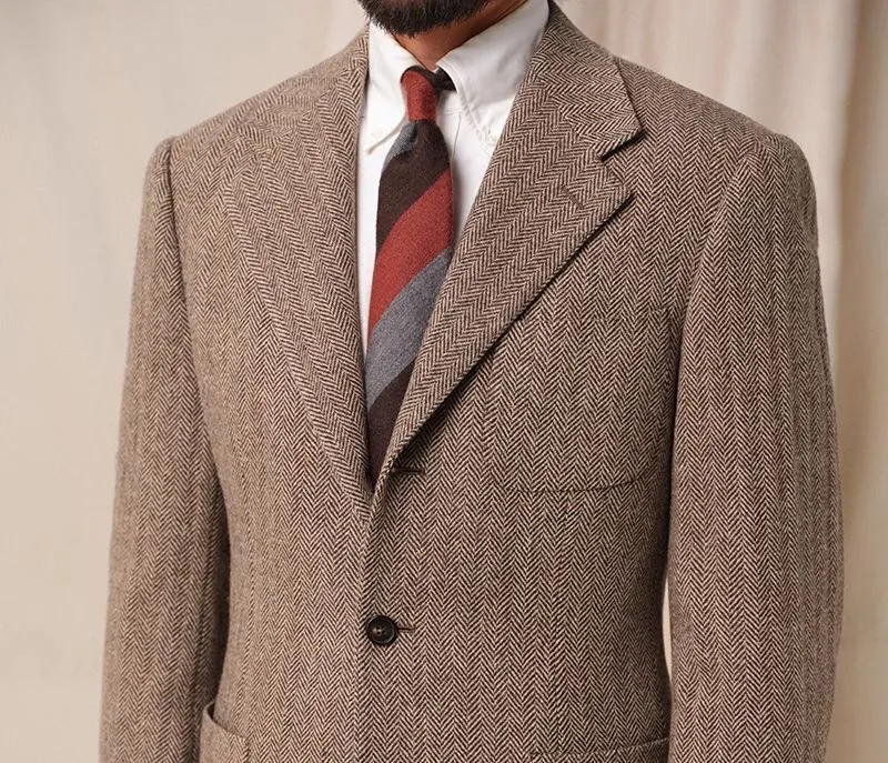 Herringbone Tweed Blazer