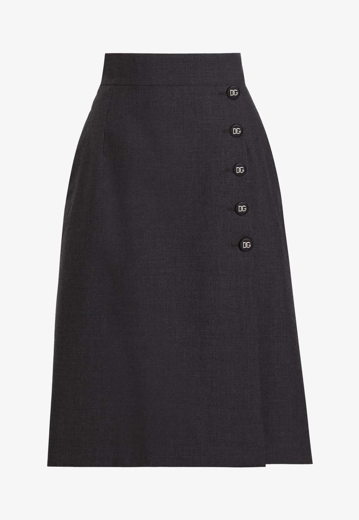 High-Waist A-line Skirt