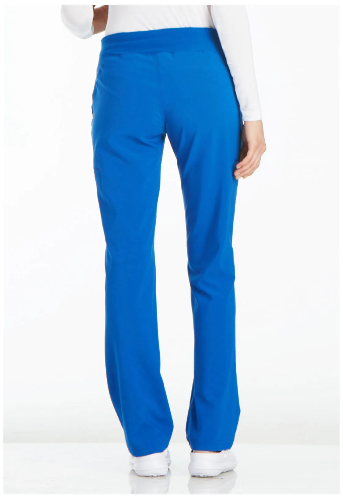 iFlex CK002 Mid Rise Straight Leg Pull-on Pants Royal