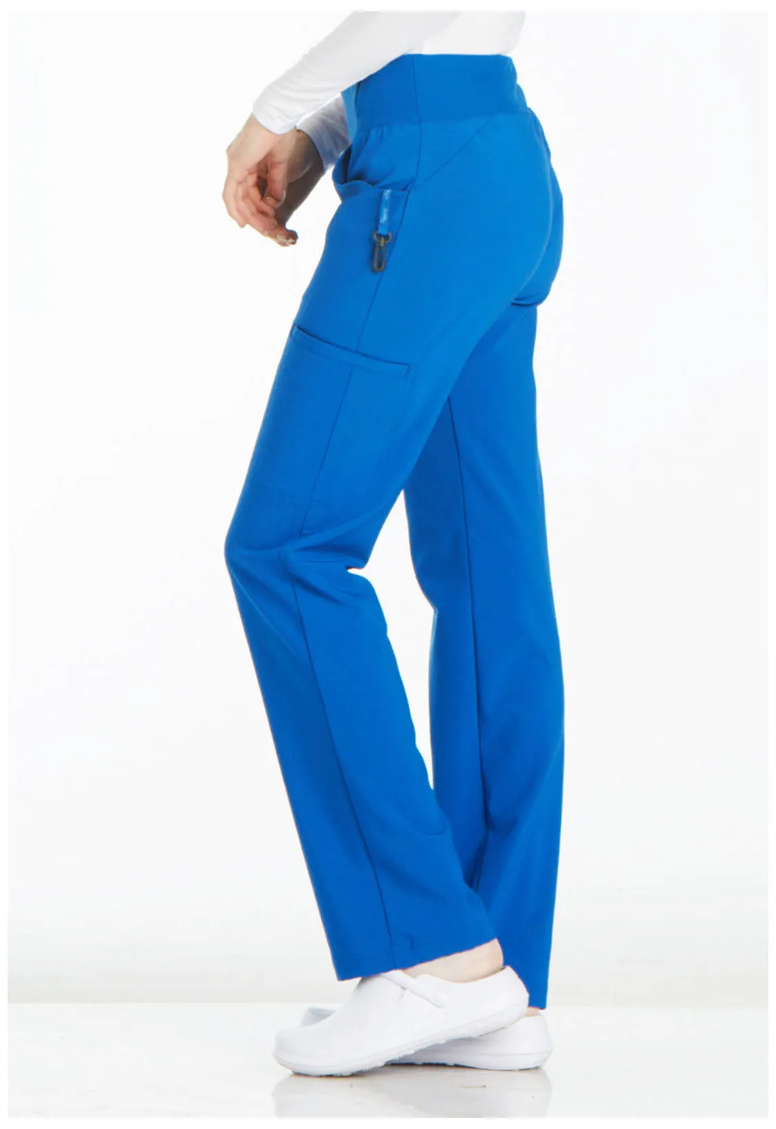 iFlex CK002 Mid Rise Straight Leg Pull-on Pants Royal