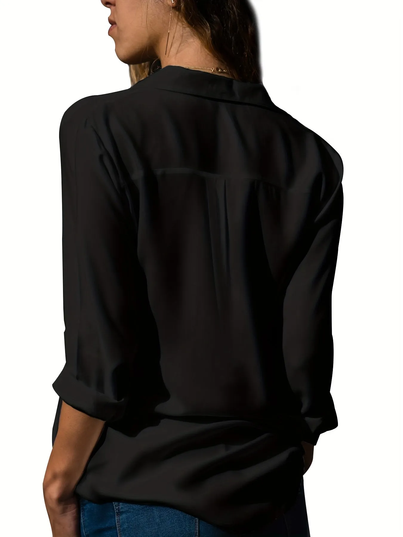 Isla™ | Versatile Solid Button Collar Shirt
