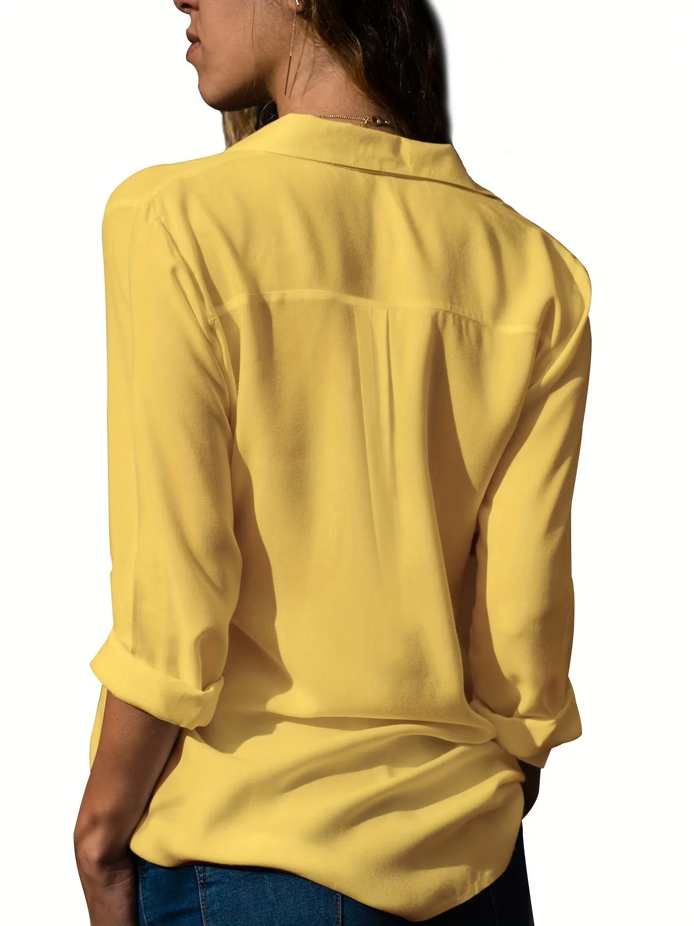 Isla™ | Versatile Solid Button Collar Shirt