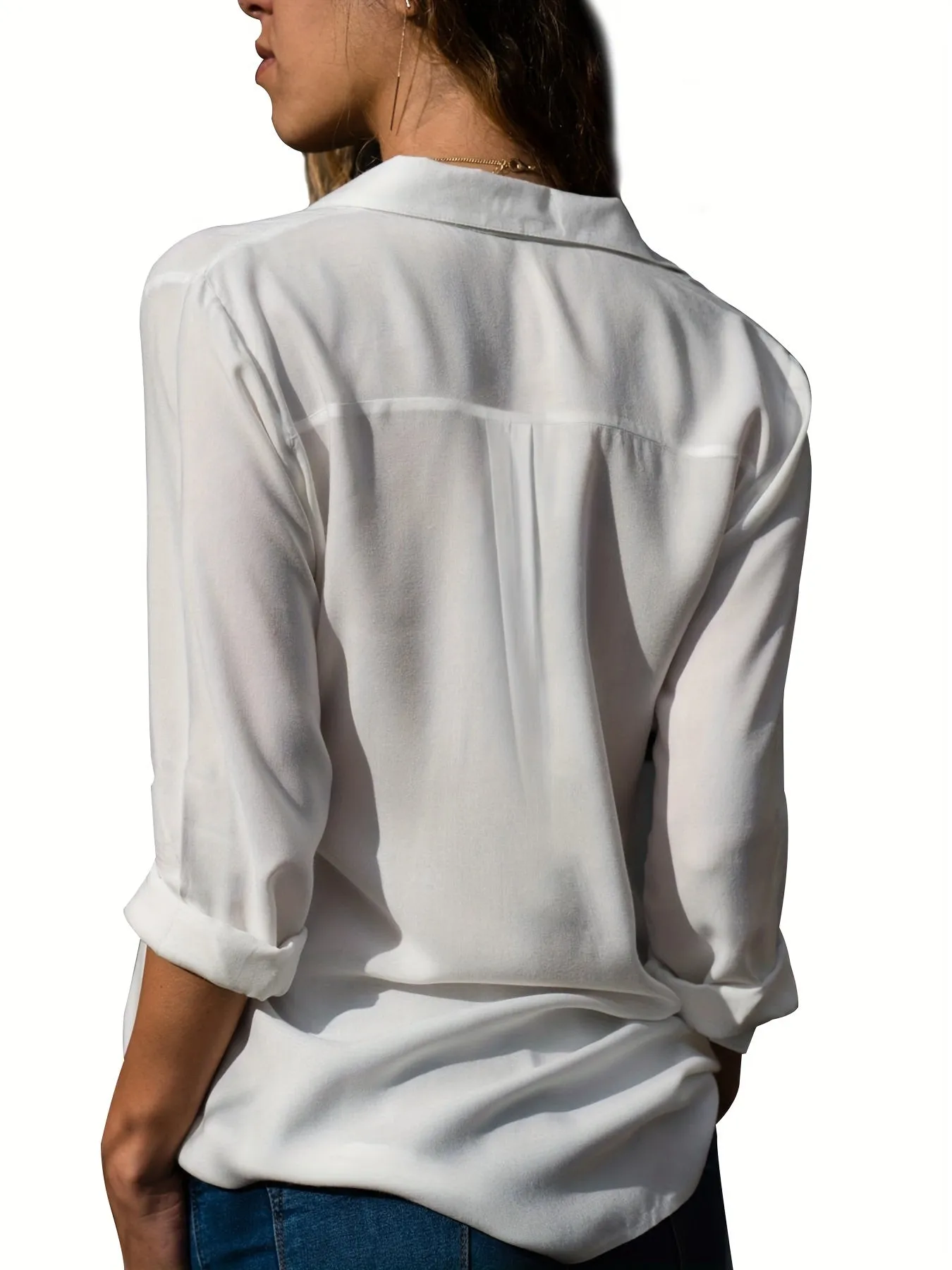 Isla™ | Versatile Solid Button Collar Shirt