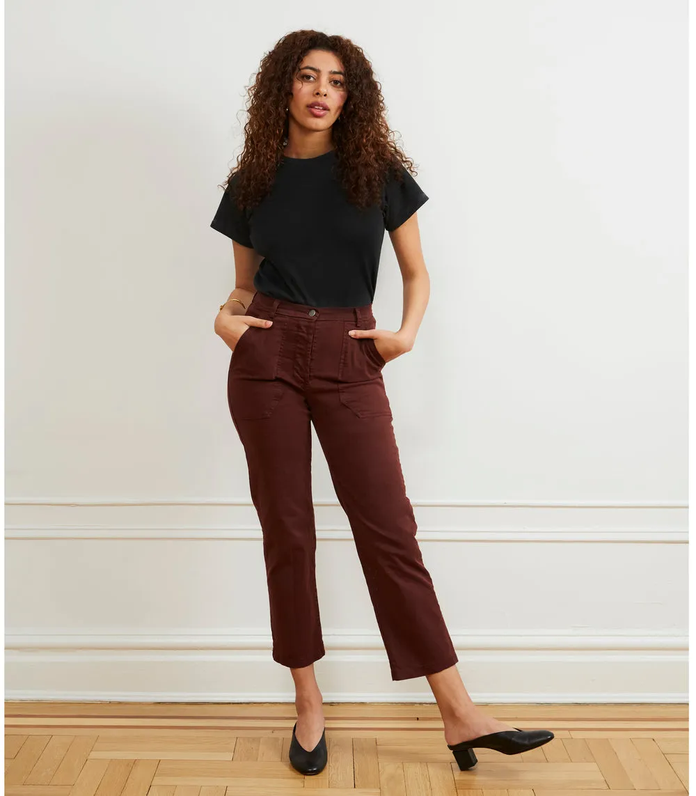 James Straight Leg Work Pants in Twilight Blue