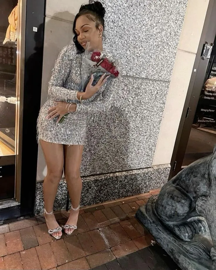 JazzHer Sheath th Birthday Outfits Hoco Dress Silver Long Sleeves Short Homecoming Dresses (PRE-ORDER)