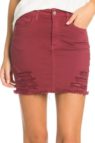 Jeans Mini Skirt, Vintage Denim, Western Style