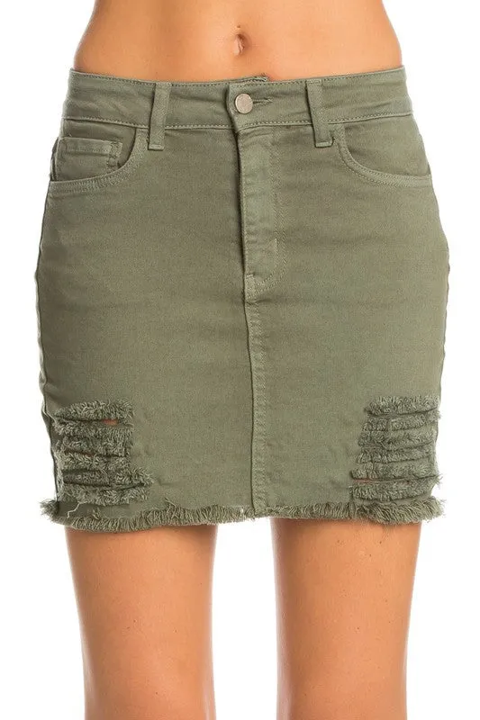 Jeans Mini Skirt, Vintage Denim, Western Style