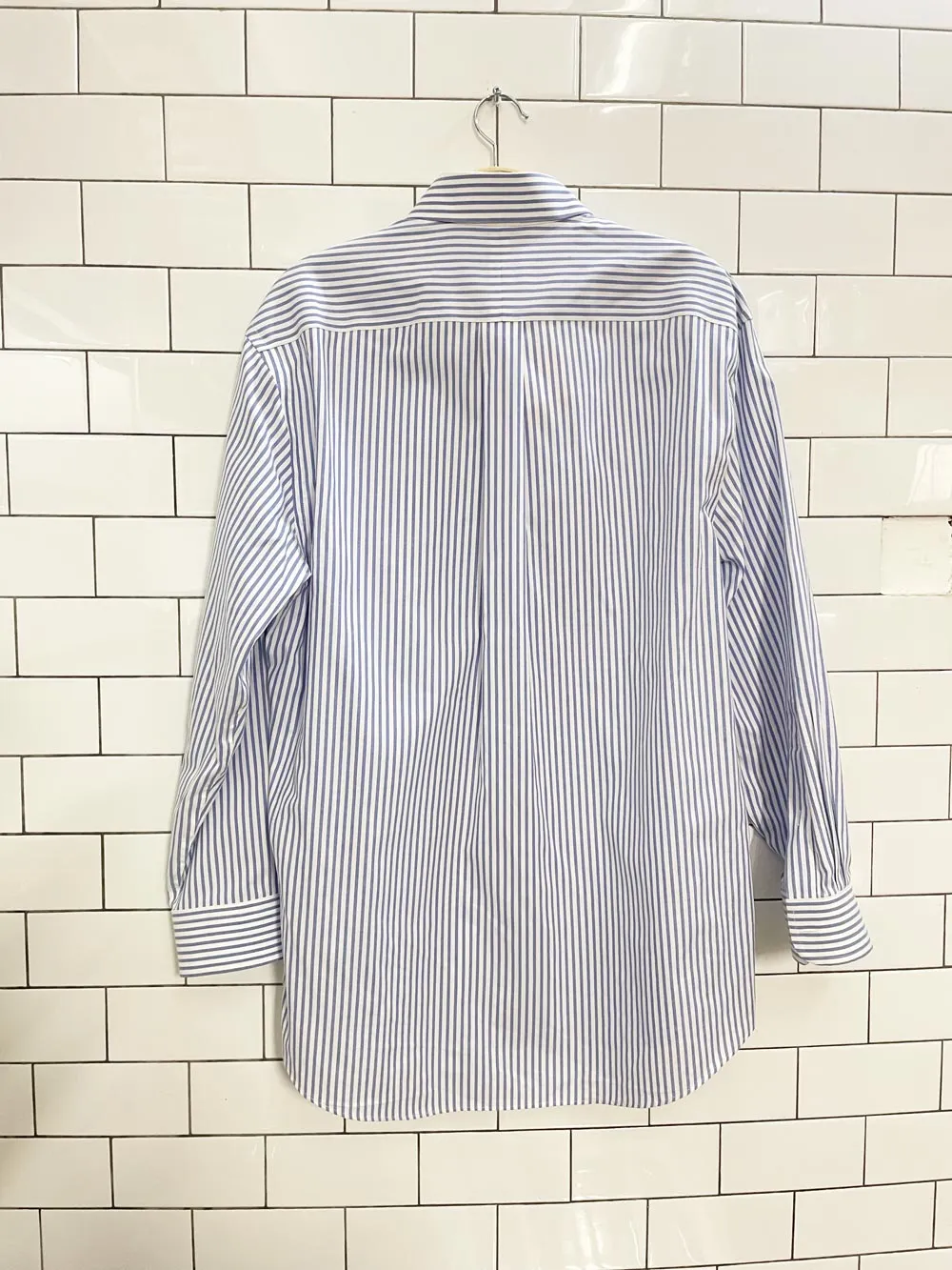 jos a bank oversized striped boyfriend shirt