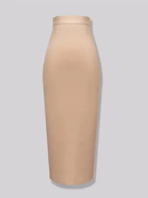 Knee Length Bandage Skirt Women Elastic Bodycon Summer Pencil Skirts