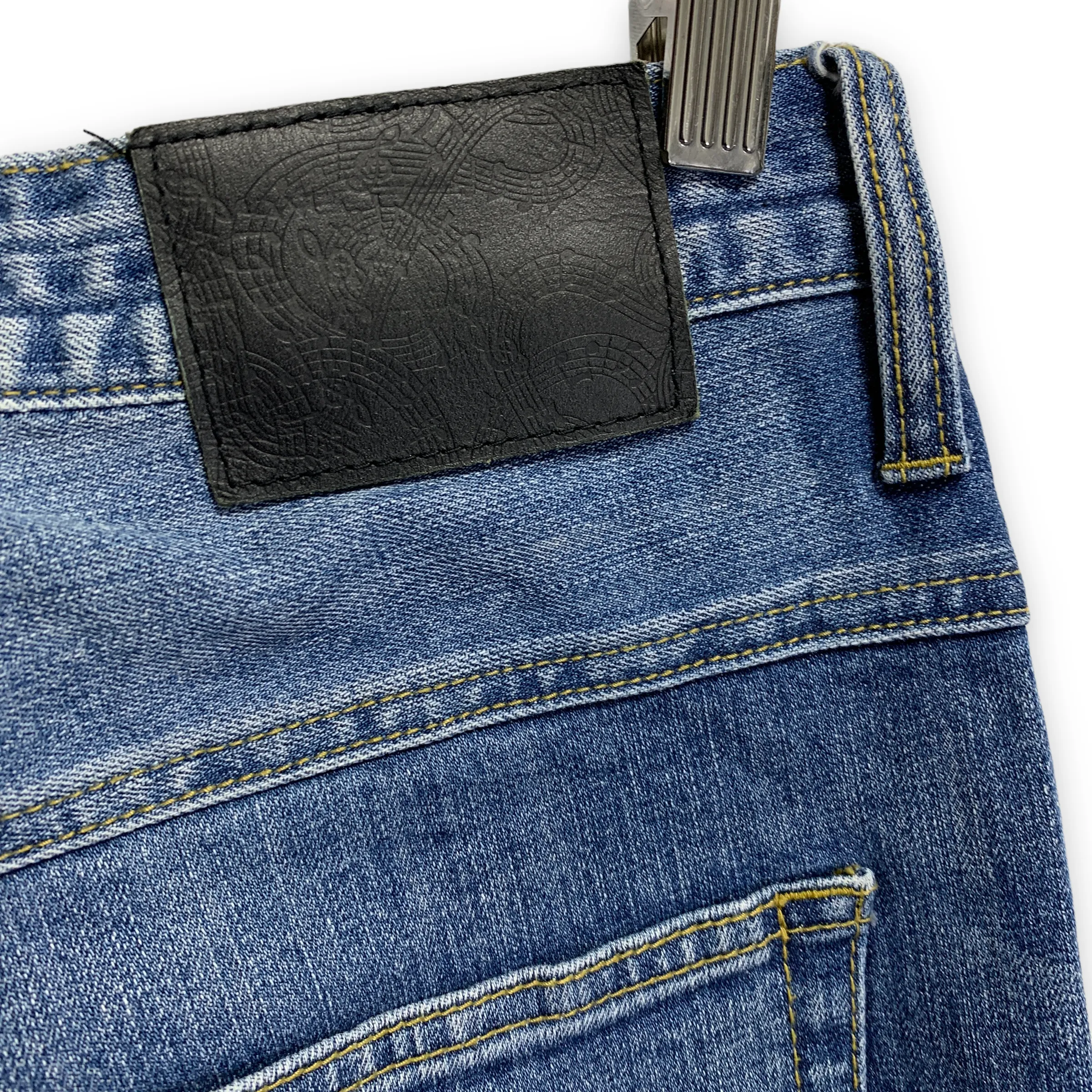 [L] Number Nine x Loveless Distressed Denim Jeans Indigo