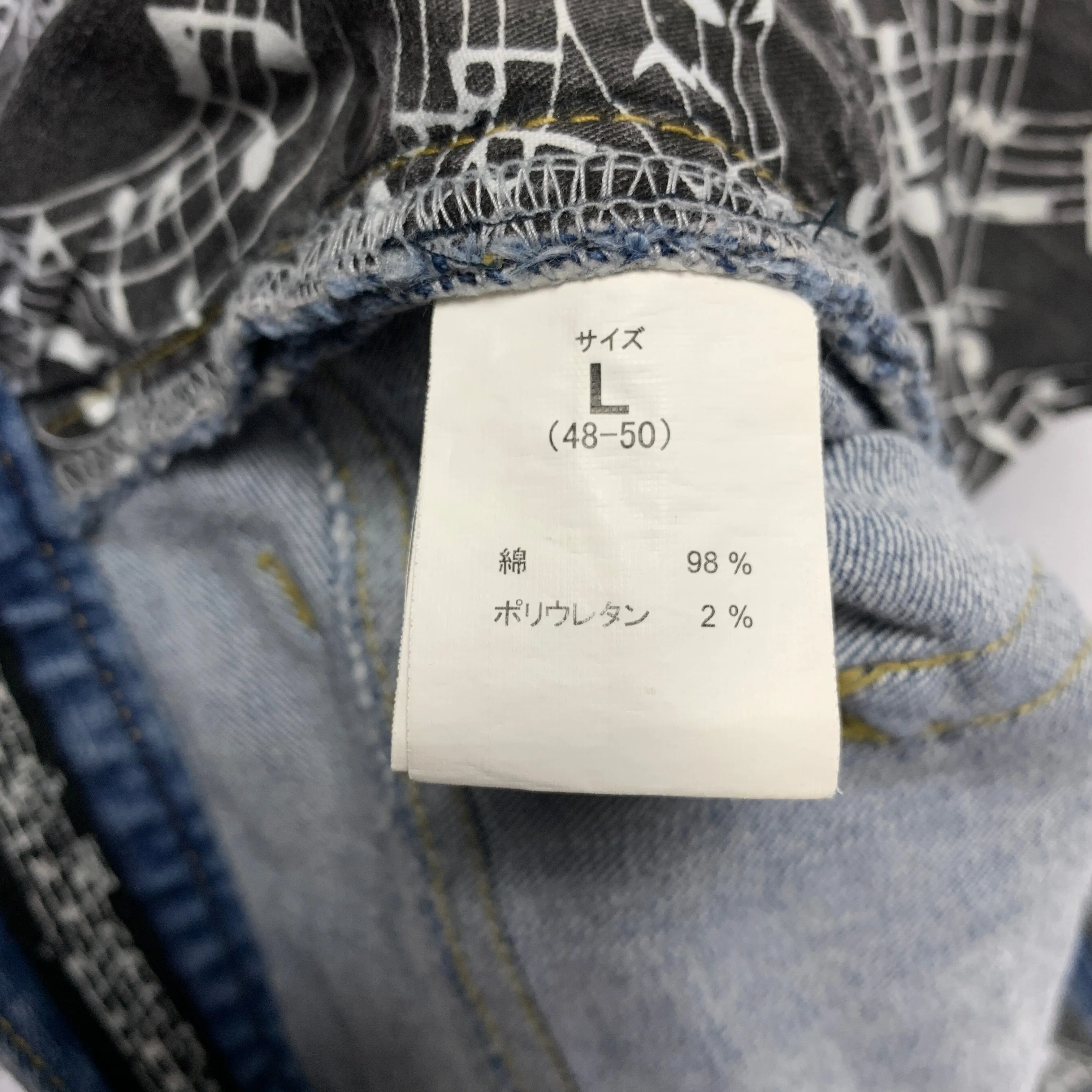 [L] Number Nine x Loveless Distressed Denim Jeans Indigo