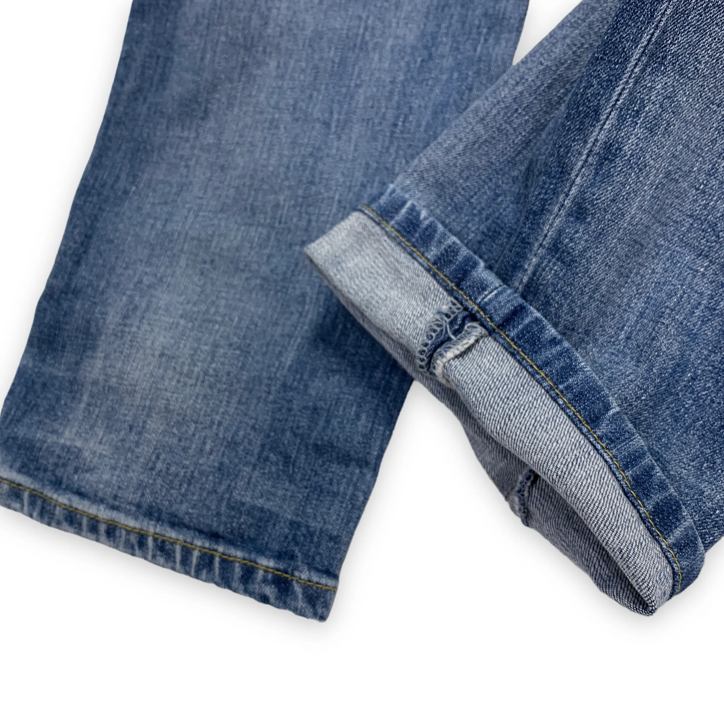 [L] Number Nine x Loveless Distressed Denim Jeans Indigo