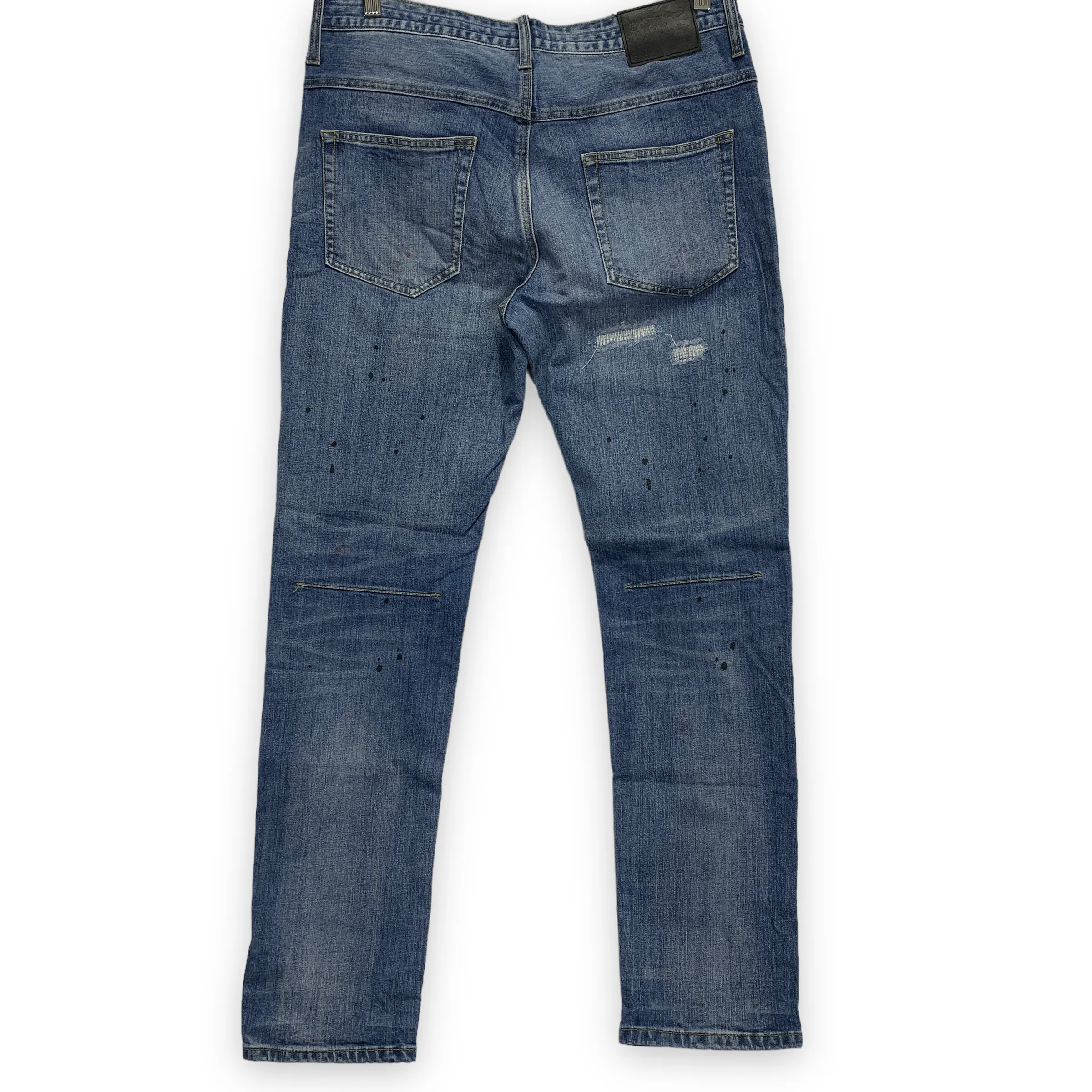 [L] Number Nine x Loveless Distressed Denim Jeans Indigo