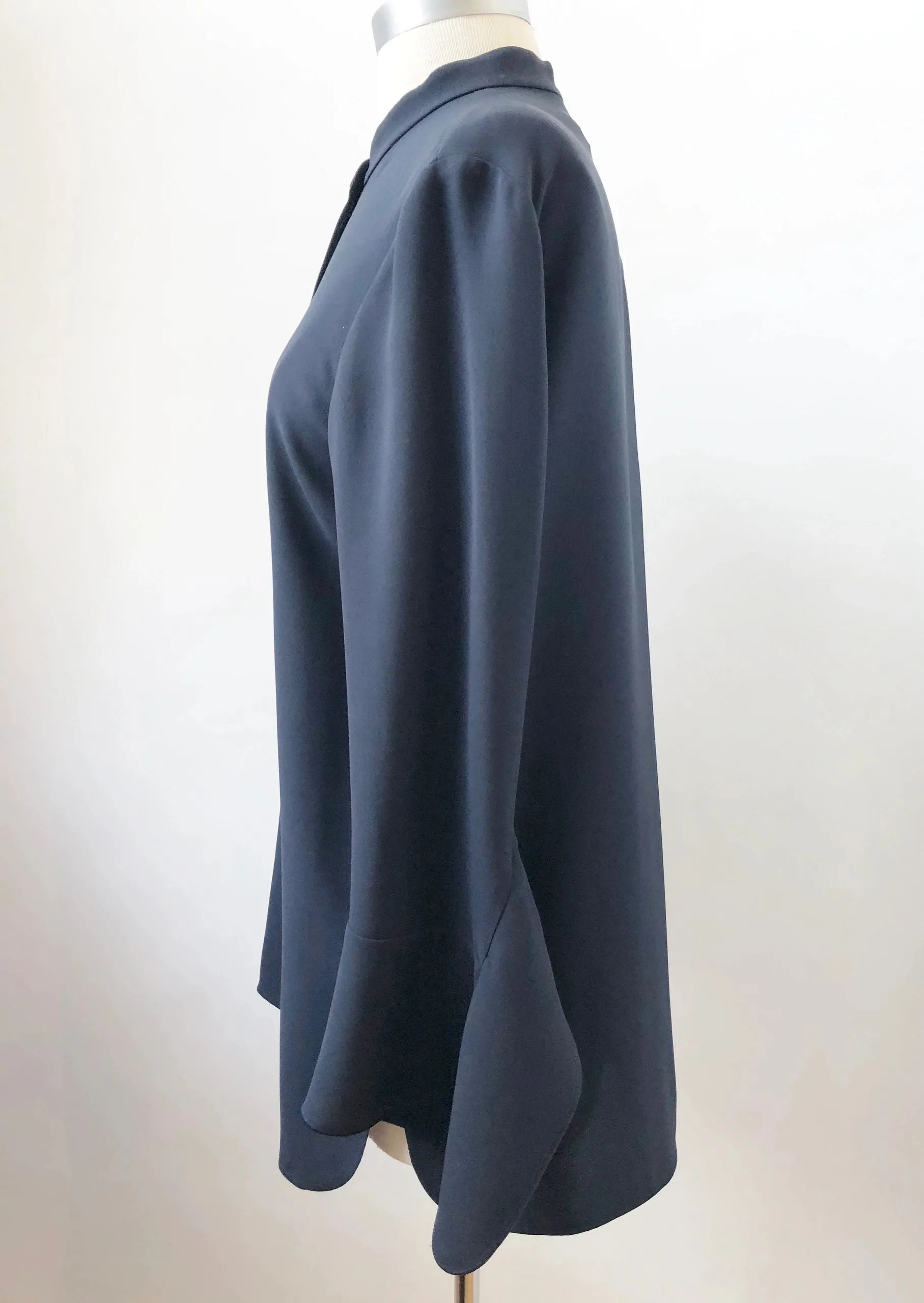 Lafayette 148 Silk Bell Sleeve Blouse Size M
