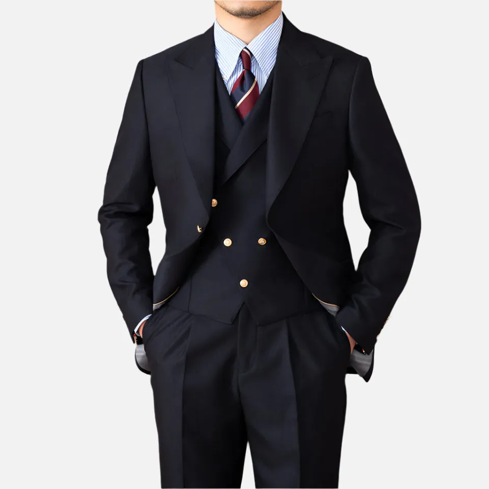 London Slim Fit Three-Piece Suit