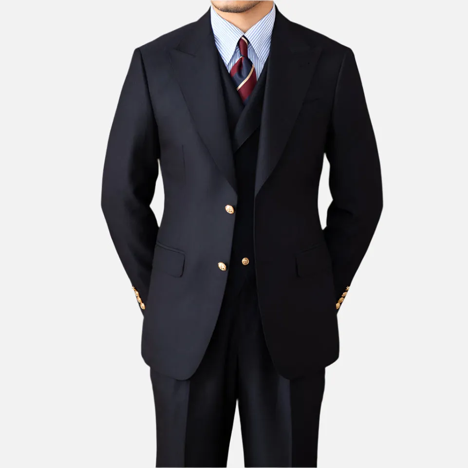 London Slim Fit Three-Piece Suit