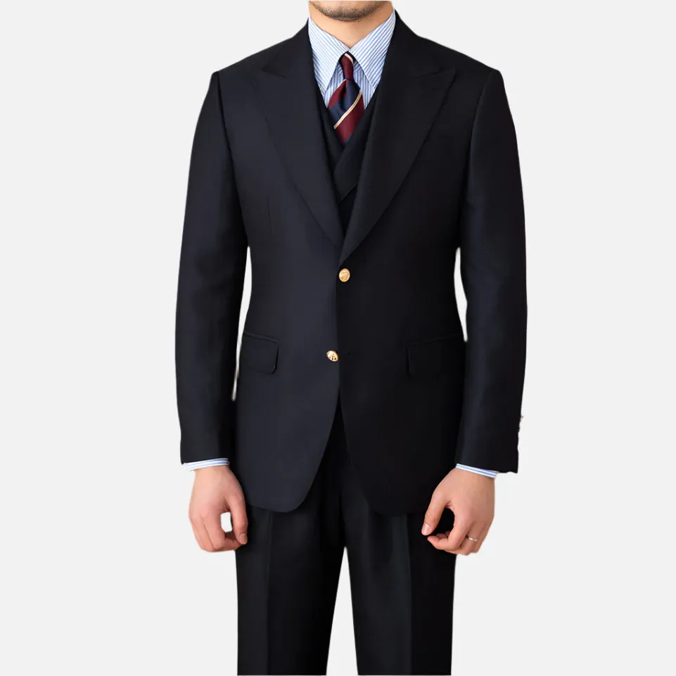 London Slim Fit Three-Piece Suit