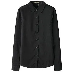 Long-sleeve Shirt 5 Solid Women Blouses Button Color Female Chiffon blouse Women's Slim Clothing