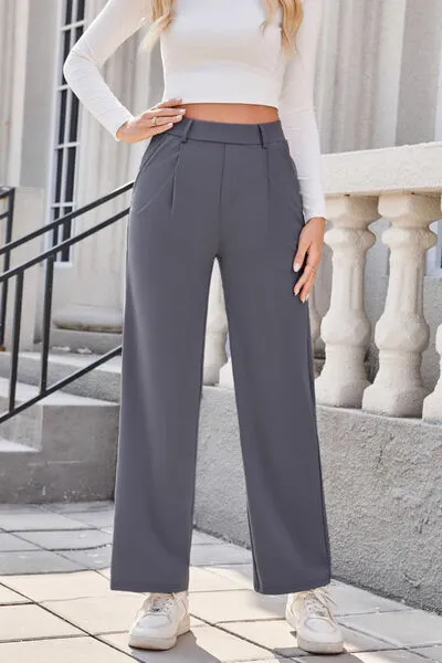 Lovelet High Waist Wide Straight Pants S-XL