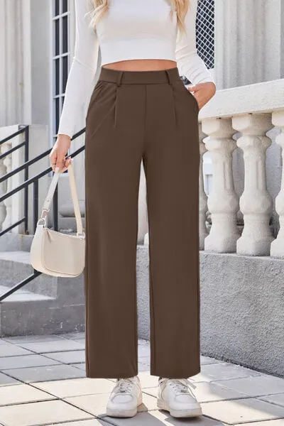Lovelet High Waist Wide Straight Pants S-XL